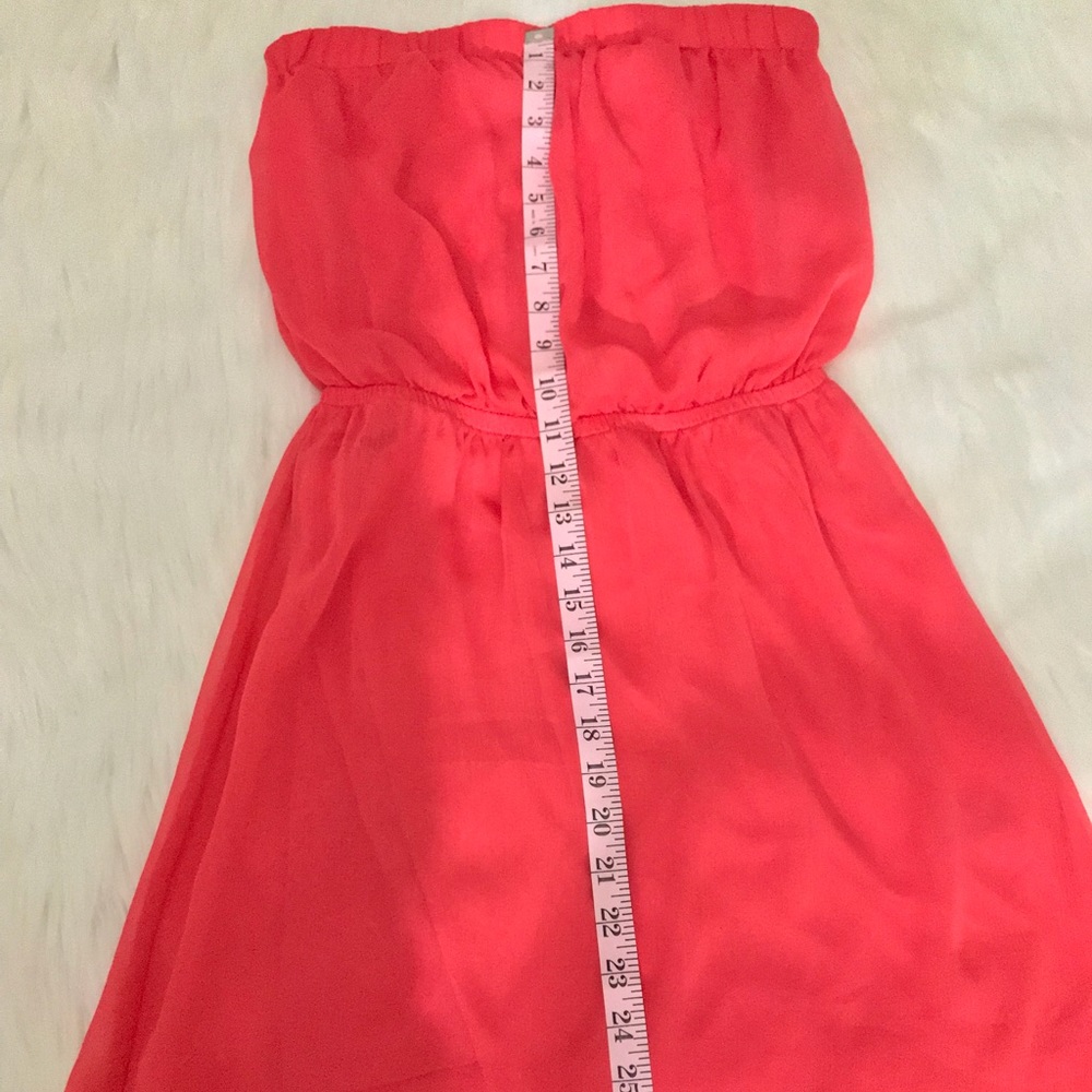 Express chiffon tube top strapless dress - Picture 5 of 6